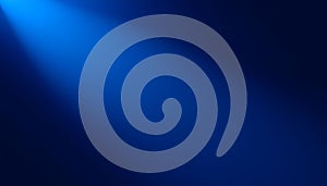 Abstract Blue Background with Diagonal Light Ray