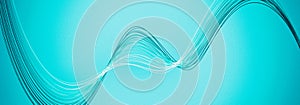 Abstract blue background with dynamic 3d lines.