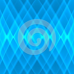 Abstract blue background. Geometric pattern in blue colors. Blue light refractions. photo