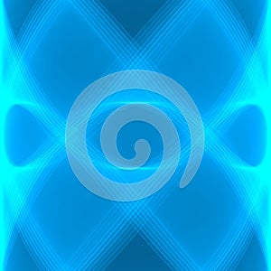 Abstract blue background. Geometric pattern in blue colors. Blue light refractions.