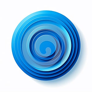 Abstract blue background with polygonal elements. Vector Illustration.