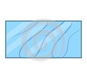 Abstract blue background with wavy lines, modern sleek design. Stylish wavy pattern, minimalist wallpaper vector