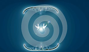 Abstract blue background