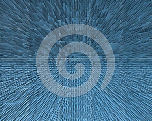 Abstract Blue blocks