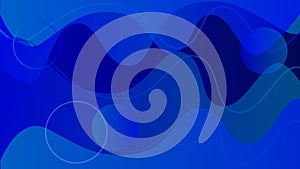 Abstract Blue Blur Background wavy