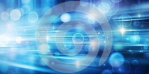 Abstract blue blurry design for digital usage