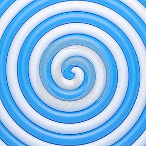 Abstract blue candy spiral background