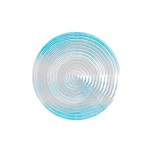 abstract blue circle background