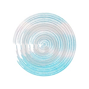 abstract blue circle background