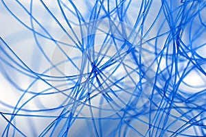 Abstract blue circles background