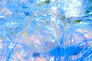 Abstract blue circles background