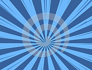 Abstract blue comic background design