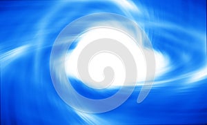 Abstract Blue Curve Background