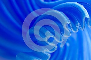 Abstract blue curves background