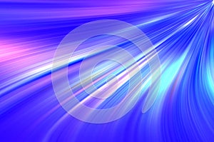 Abstract blue curves background.