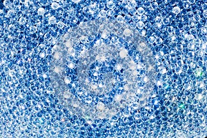 Abstract blue diamonds background photo