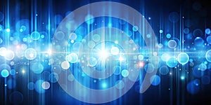 Abstract blue effect background