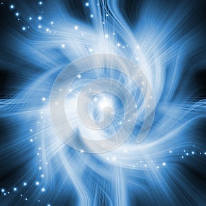 Abstract blue energy background