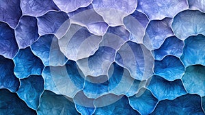 abstract blue floral pattern