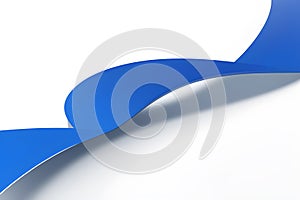 Abstract blue geometric. Isolate on white background. Vector illustration.