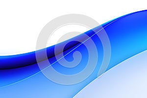 Abstract blue geometric. Isolate on white background. Vector illustration.