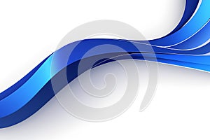 Abstract blue geometric. Isolate on white background. Vector illustration.