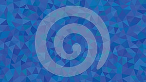 Abstract Blue Geometric Low Poly Background