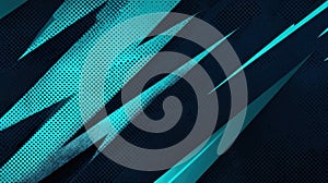 Abstract blue geometric patterns