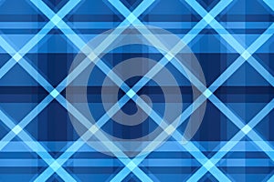 Abstract Blue Geometric Patterns