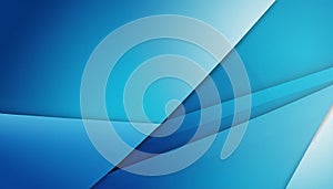 Abstract blue geometric shapes gradient background 1
