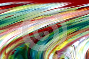 Abstract blue gold red colors and background. Lines in motion