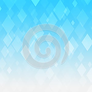 Abstract blue gradient rhombus background