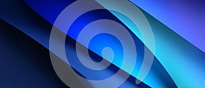 Abstract blue gradient waves background wallpaper