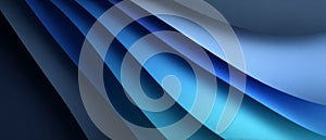 Abstract blue gradient waves background wallpaper