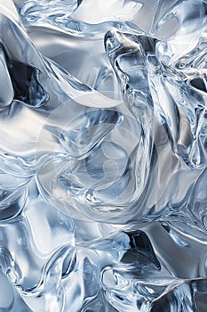 Abstract Blue and Gray Swirling Fluid Patterns photo