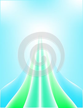 Abstract Blue and Green background