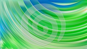 Abstract Blue and Green Curve Background Design