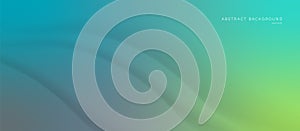 Abstract Blue and green curve lines smooth shape backgrounds. Website, banner and brochure background. Vector illustration