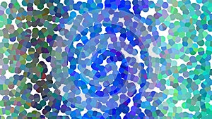 Abstract blue green mosaic pattern, modern digital art background texture.