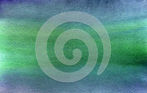 Abstract blue green gradient watercolor background