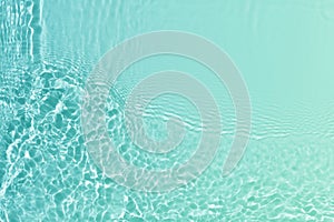 abstract blue green water wave, natural swirl pattern texture, background photography