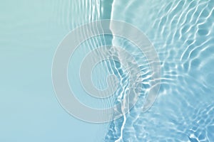 abstract blue green water wave, natural swirl pattern texture, background photography