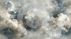 Abstract Blue Grey White Cloud Background Texture