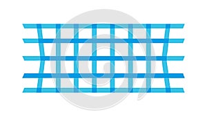 Abstract Blue Grid Mesh Pattern Design, vector design Generative AI