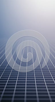 Abstract Blue Grid Pattern Background