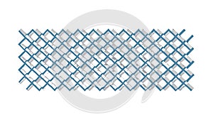 Abstract Blue Grid Pattern Modern Digital Texture, vector design Generative AI