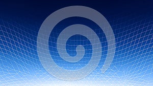 Abstract Blue Grid Sky Background