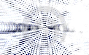 AbstractAbstract blue halftone pattern background texture with geometric glowing dots design
