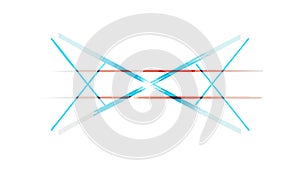 Abstract Blue Intersecting Lines: Dynamic Geometric Design, vector design Generative AI