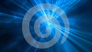 Abstract blue light rays background. Generative Ai